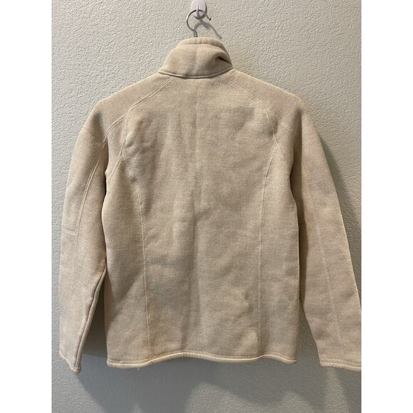 Patagonia Better Sweater 1/4 Zip Fleece Women's Size Small Oyster White Fleece - Picture 2 of 8